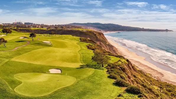 The South Course at Torrey Pines on the cliffs above the Pacific